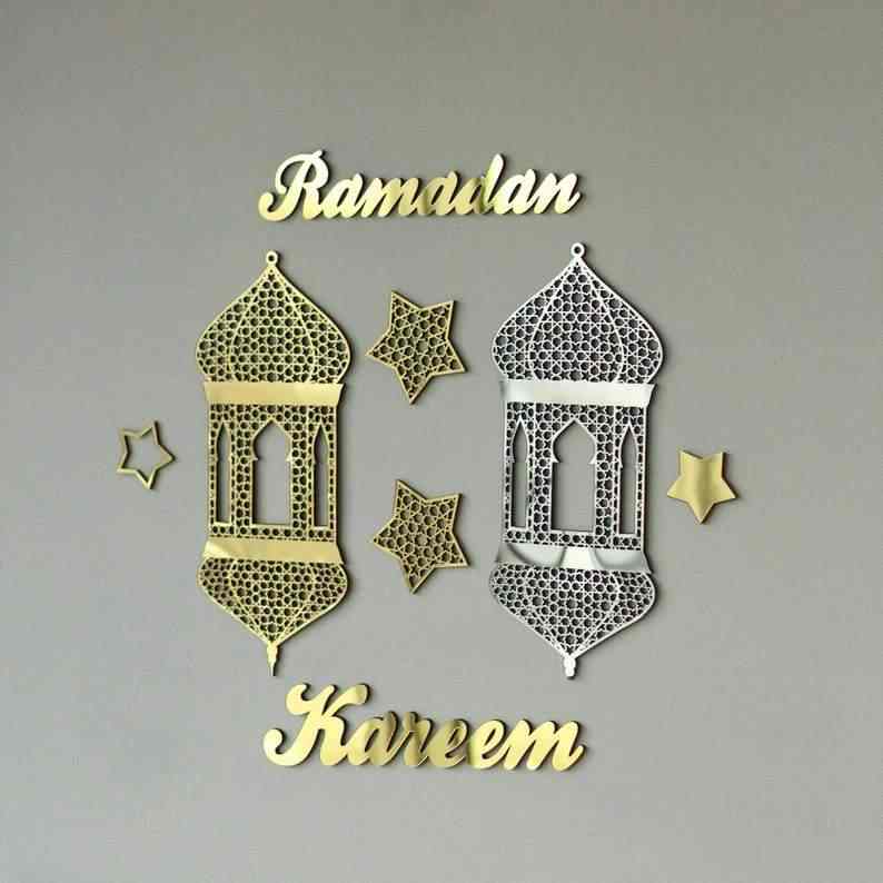 Ramadan Kareem Wooden Islamic Wall Art Decor – Islamicwallartstore