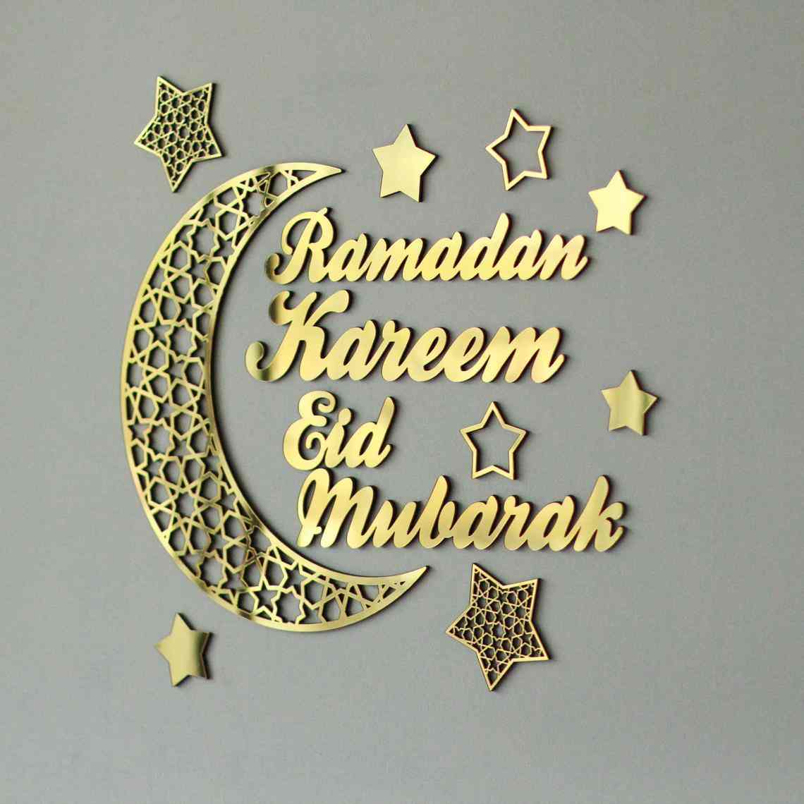 Ramadan Decoracion Mdf Eid Mubarak Kareem Personalizados