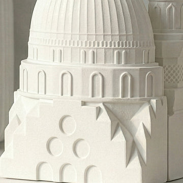 Kaaba, Al-Aqsa, Al-Nabawi, ensemble de 3 mosquées - Décoration de table islamique en pierre