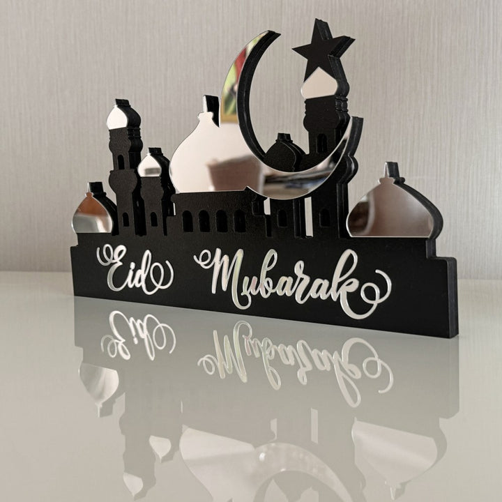 handmade-eid-mubarak-islamic-tabletop-decor-silver-colored-wood-acrylic-gift-for-muslims-islamicwallartstore
