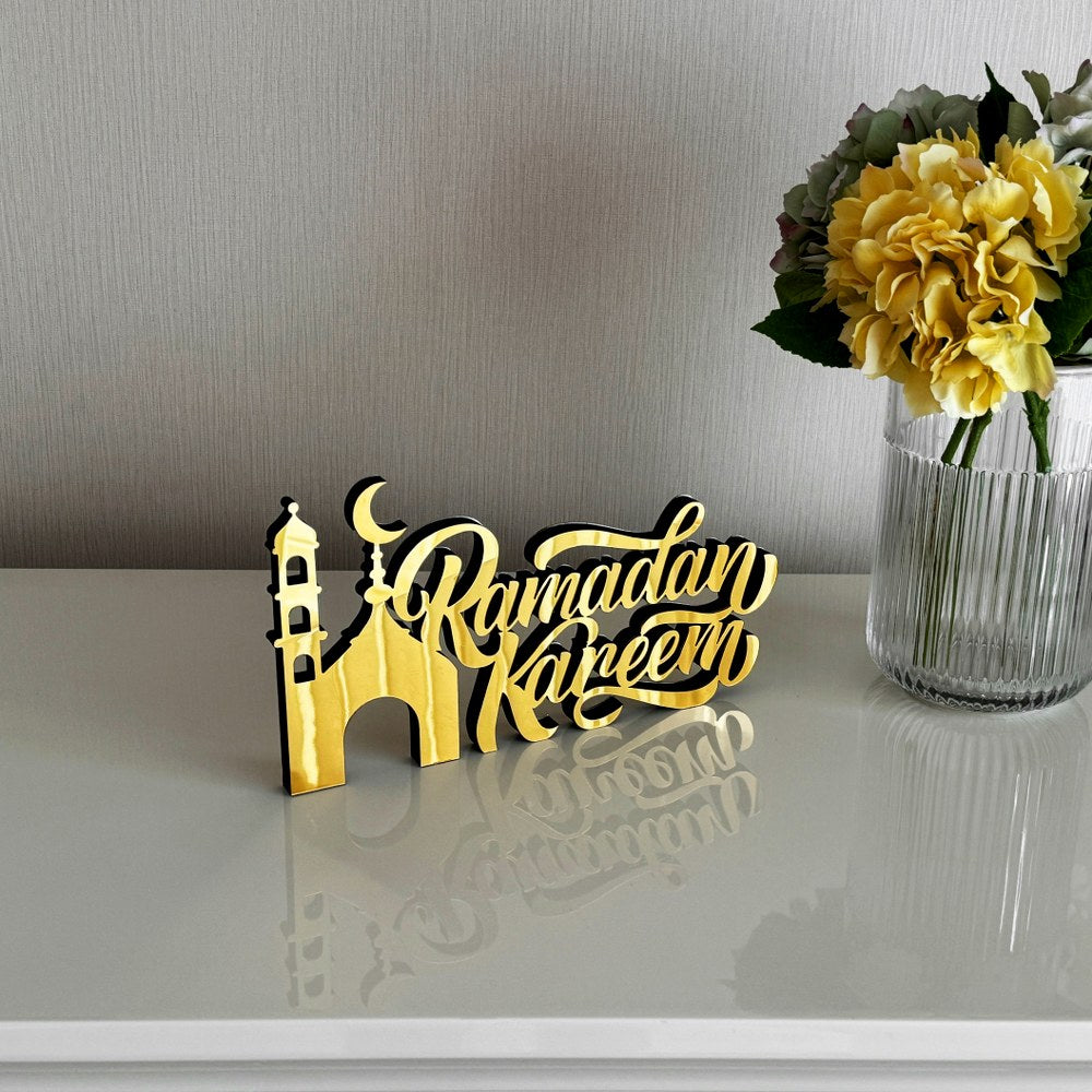 gold-minaret-ramadan-kareem-english-islamic-decor-for-home-tabletop-style-islamicwallartstore