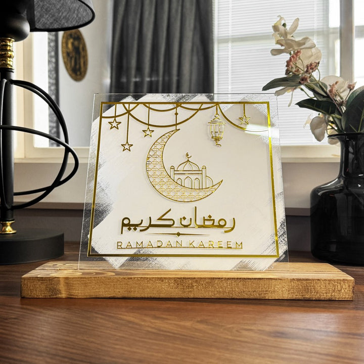 unique-ramadan-decor-wooden-based-square-tabletop-ramadan-kareem-latin-arabic-plexiglass-islamicwallartstore
