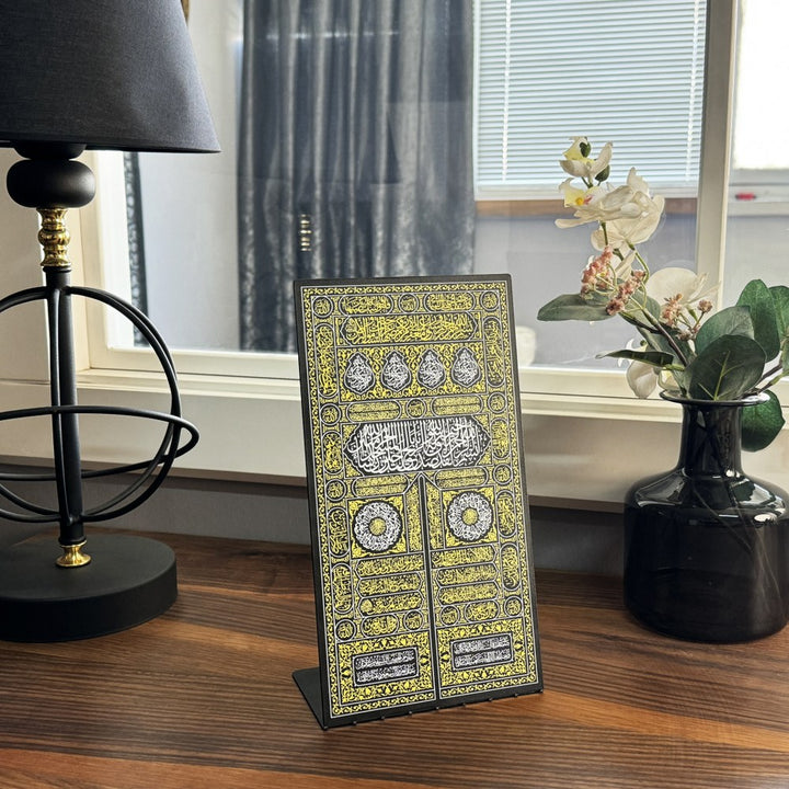 handmade-kaaba-kiswa-uv-printed-metal-tabletop-ideal-for-ramadan-islamicwallartstore