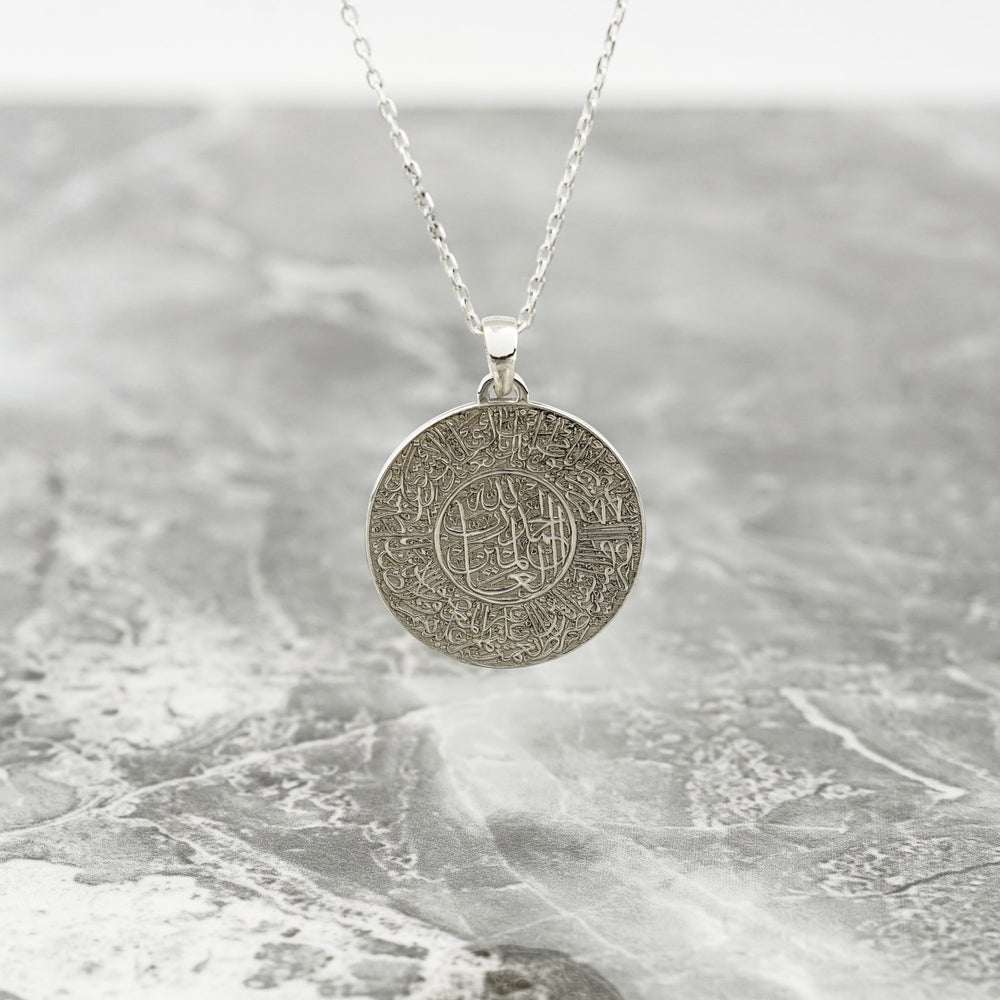 islamic-jewelry-surah-fatiha-round-necklace-muslim-925-silver-elegant-islamicwallartstore
