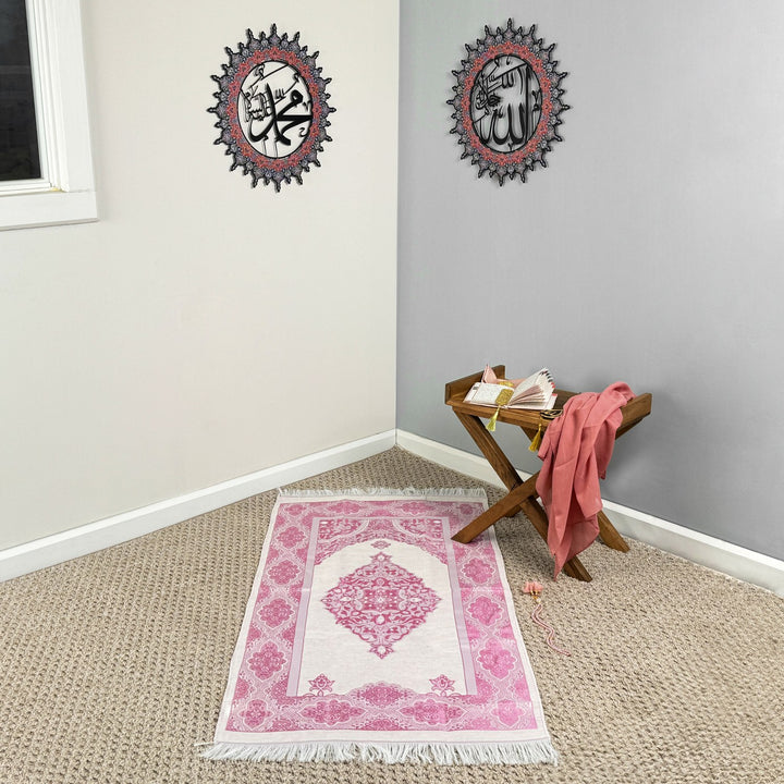 portable-travel-prayer-mat-ideal-muslim-gift-islamic-gifts-sejadah-prayer-rug-and-accessories-set-rose-colored-islamicwallartstore