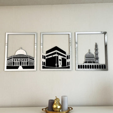 masjid-al-aqsa-masjid-al-haram-masjid-an-nabawi-islamic-wall-art-set-silver-colored-unique-holy-decor-islamicwallartstore