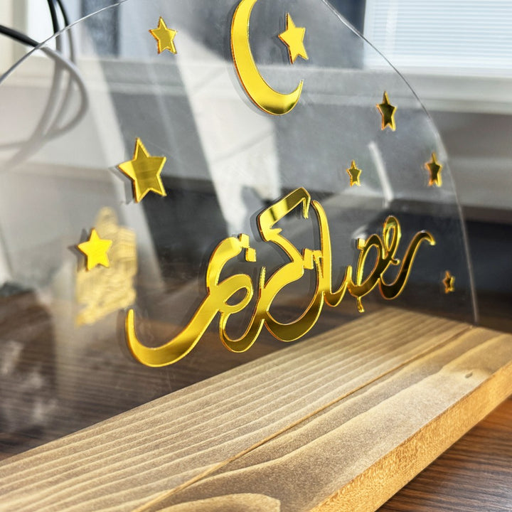 muslim-gift-transparent-plexiglass-ramadan-kareem-arabic-tabletop-decor-islamicwallartstore