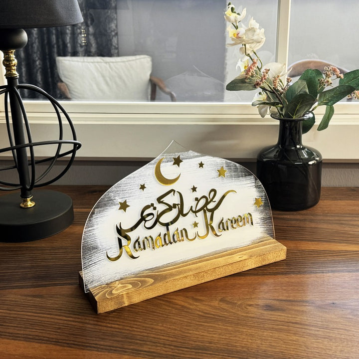 unique-ramadan-decor-wooden-based-tabletop-ramadan-kareem-latin-arabic-plexiglass-islamicwallartstore