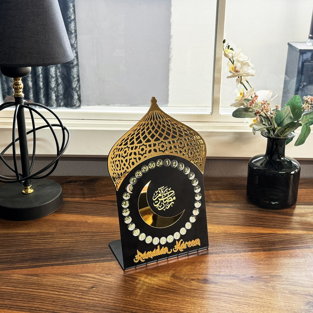 stylish-ramadan-table-decor-metal-acrylic-calendar-with-magnet-islamicwallartstore