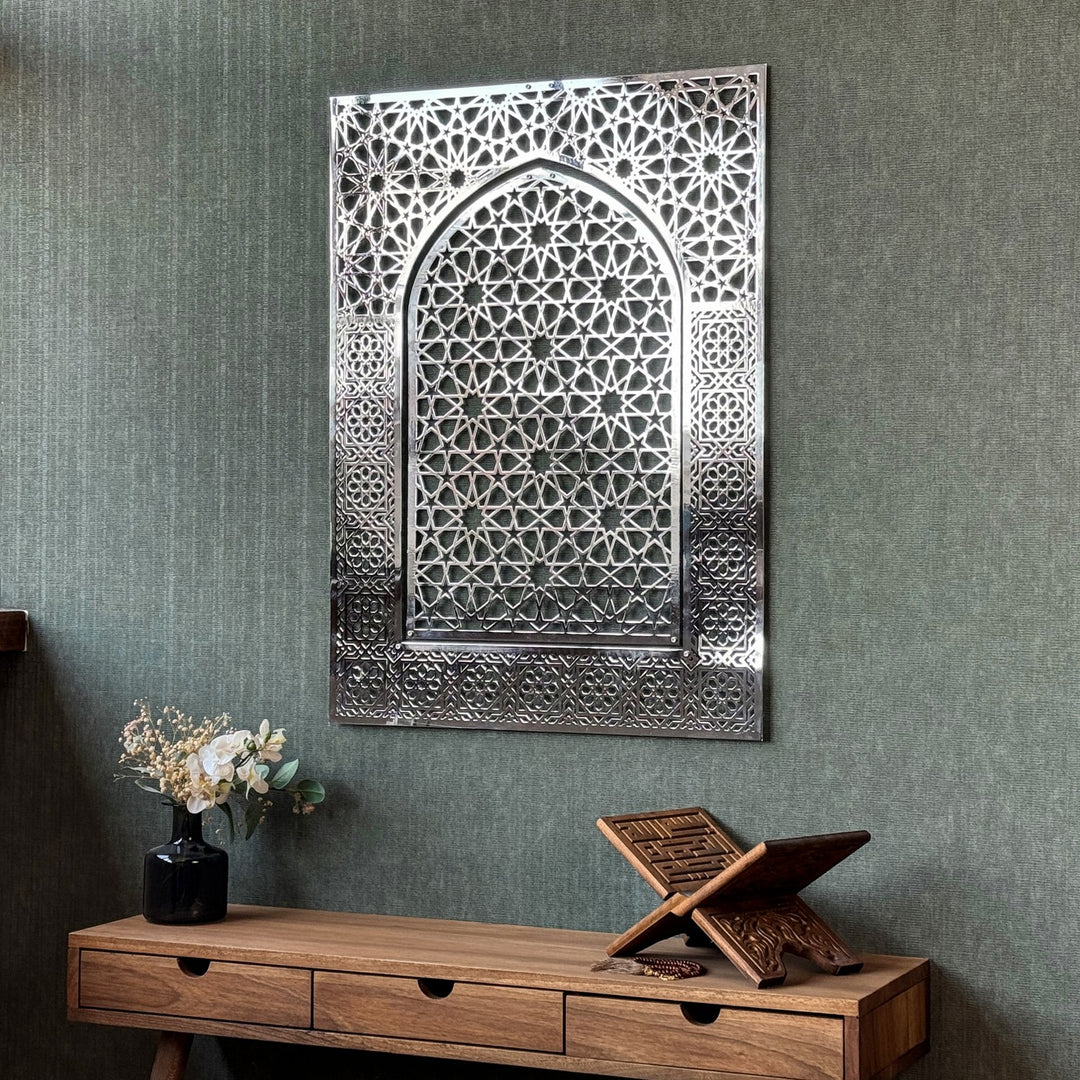 islamic-wall-art-shiny-metal-mihrab-design-islamic-artwork-stylish-islamic-wall-art-modern-home-islamicwallartstore