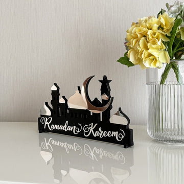 ramadan-kareem-silver-artwork-islamic-wood-acrylic-tabletop-decor-ideal-muslim-gift-islamicwallartstore