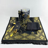 muslim-prayer-rug-black-color-prayer-set-islamic-gift-elegant-islamic-prayer-rug-for-spiritual-journeys-islamicwallartstore