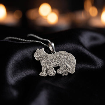 Nade Ali Lion Islamic Necklace - Sterling Silver Pendant