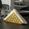 Geometric Islamic Napkin Holder – Metal Iftar Table Decor