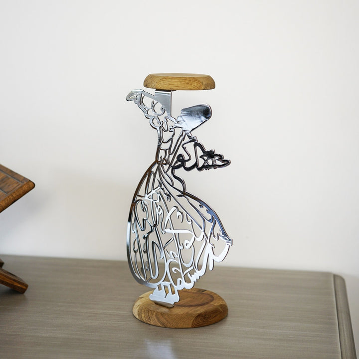 Whirling Dervish Islamic Candle Holder: Perfect Gift for Art Lovers