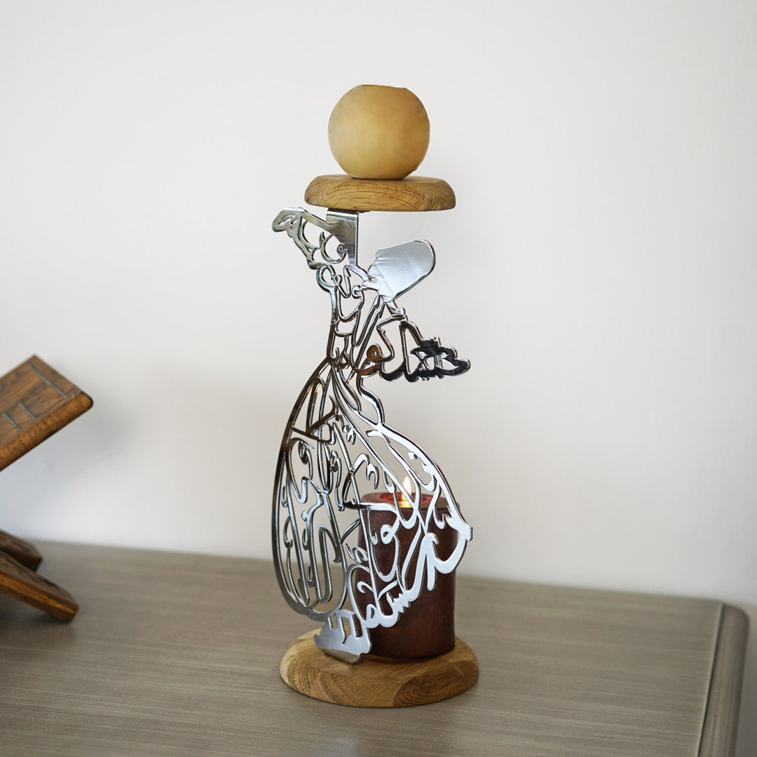 Whirling Dervish Islamic Candle Holder: Perfect Gift for Art Lovers