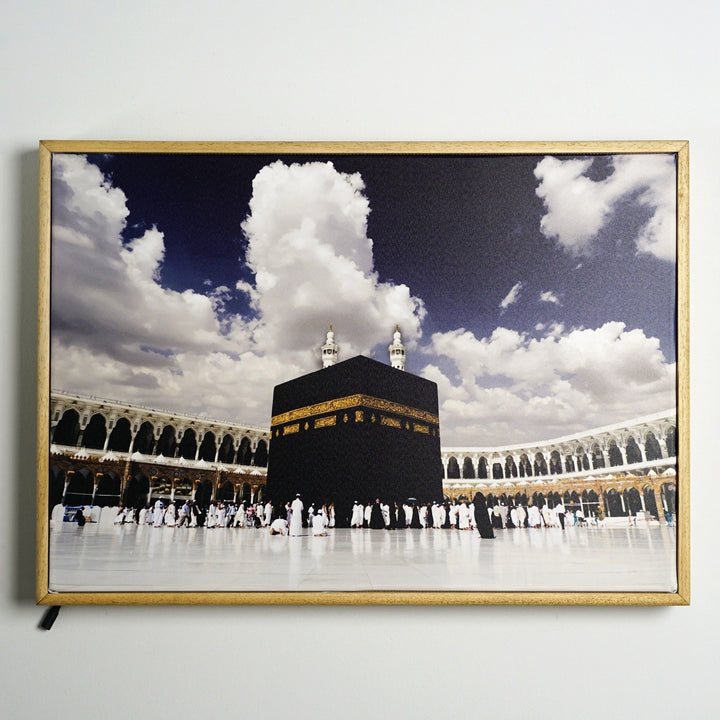 Masjid Al Haram (Kaaba, Bayt Allah) - Islamic Wall Art | Light Box Fabric Painting