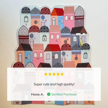 Ramadan Calendar & Pouch Islamic Gift for Kids and Family - Islamic Wall Art Store