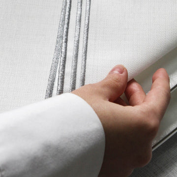 Ensemble de table Ramadan à bordure géométrique moderne en méandres pour 6 personnes - 24 pièces