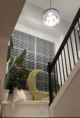Décoration du Ramadan croissant de lune et étoile - Déco d'intérieur islamique en métal