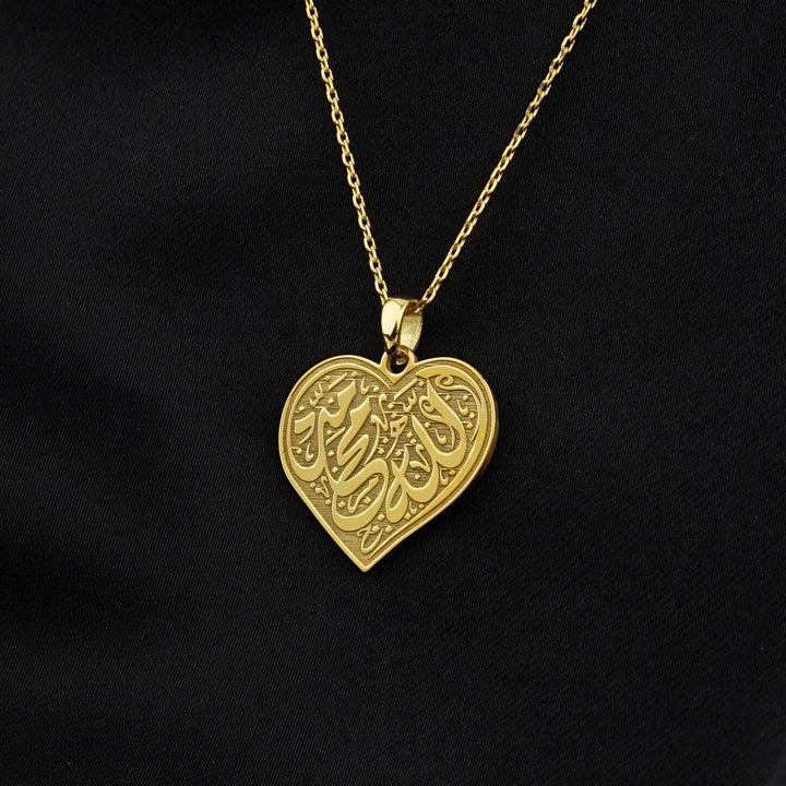 allah-muhammad-written-muslim-jewelry-heart-shaped-18k-gold-plated-silver-islamic-pendant-perfect-for-gifting-islamicwallartstore