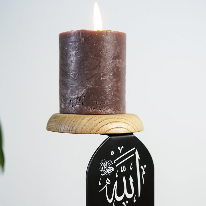 allah-swt-muhammad-pbuh-rashidun-caliphs-islamic-candleholder-table-decor-black-contemporary-islamic-home-decor-islamicwallartstore