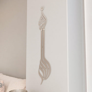Allahu Akbar Minaret Style Metal Islamic Wall Art - Islamic Wall Art Store
