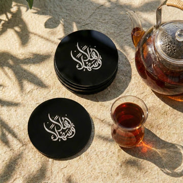 قواعد أكواب أكريليك إسلامية عصرية – ديكور طاولة رمضان