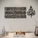 Premium four piece metal Arabic calligraphy wall decor set