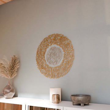 Ayatul Kursi Diwani Calligraphy Matte Metal Islamic Wall Art Decor - Islamic Wall Art Store