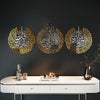 Ayatul Kursi, Surah Al Falaq, Surah An Nas | Islamic Wall Art Set, Shiny Metal