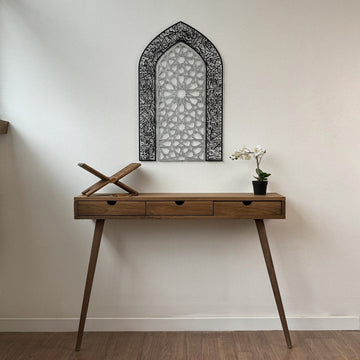 Ayatul Kursi Islamic Wall Art, Mihrab and Dome Design Islamic Artwork - Islamic Wall Art Store