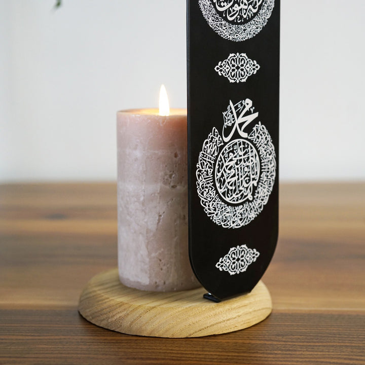 ayatul-kursi-salawat-islamic-candle-holder-black-modern-islamic-artistry-islamicwallartstore