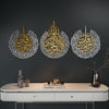 Ayatul Kursi, Surah Falaq&Nas | Metal Islamic Wall Art - Matte Set of 3