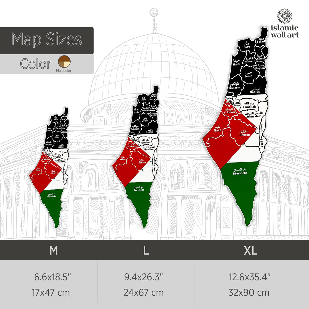 palestine-gaza-wall-map-flag-colors-uv-printed-metal-wall-decorations-islamicwallartstore