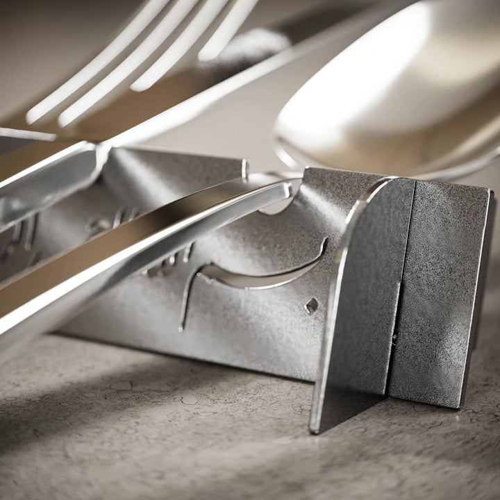 Bismillah Metal Cutlery Holder – Islamic Table Decor