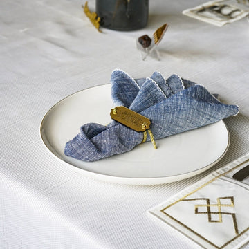 Bismillah Napkin Holder with Hanging String - Suhoor&Iftar Table Decor, 6 - 12 Pcs - Islamic Wall Art Store