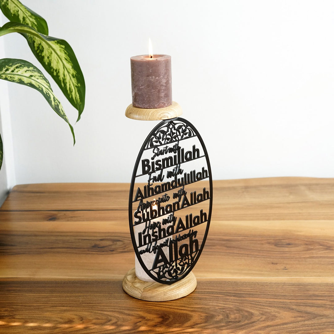 black-muslim-gift-islamic-candleholder-with-dhikrs-bismillah-alhamdulillah-islamicwallartstore