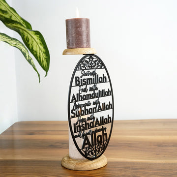 black-ramadan-gift-islamic-candleholder-with-powerful-dhikrs-islamicwallartstore