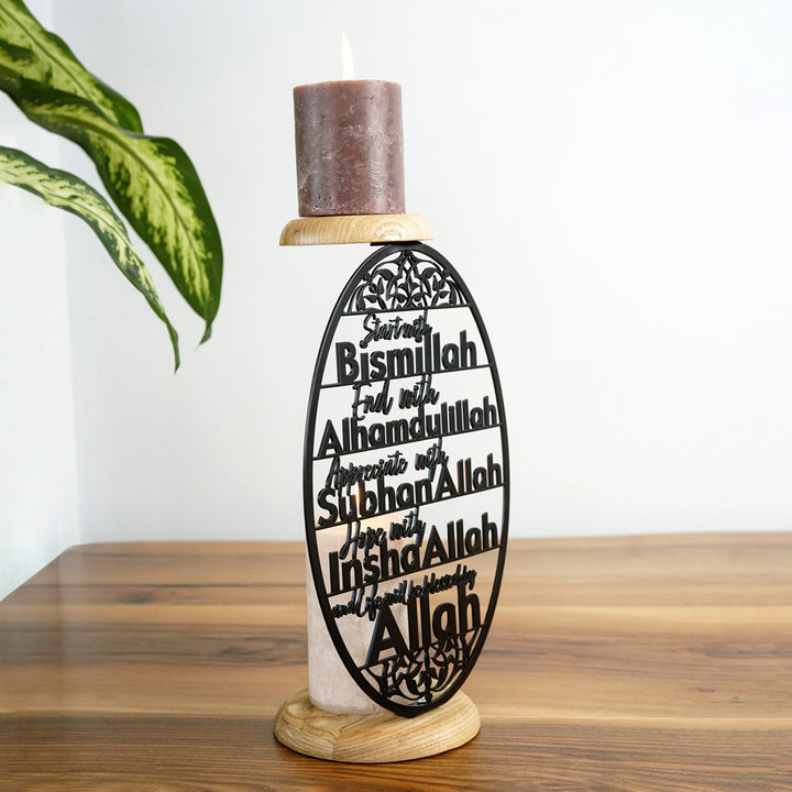 black-ramadan-gift-islamic-candleholder-with-powerful-dhikrs-islamicwallartstore