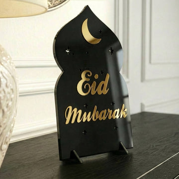 Déco de table cosmique Aïd Moubarak – Support lune et étoiles