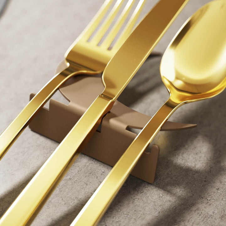 Crescent Moon Metal Cutlery Holder – Ramadan Table Decor