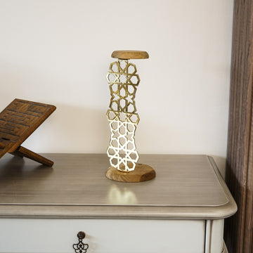 daily-reminder-shiny-gold-candle-holder-with-geometric-design-islamicwallartstore