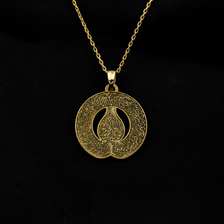 diwani-ayatul-kursi-muslim-jewelry-18k-gold-plated-silver-pendant-modern-islamic-pendant-unique-muslim-gift-islamicwallartstore