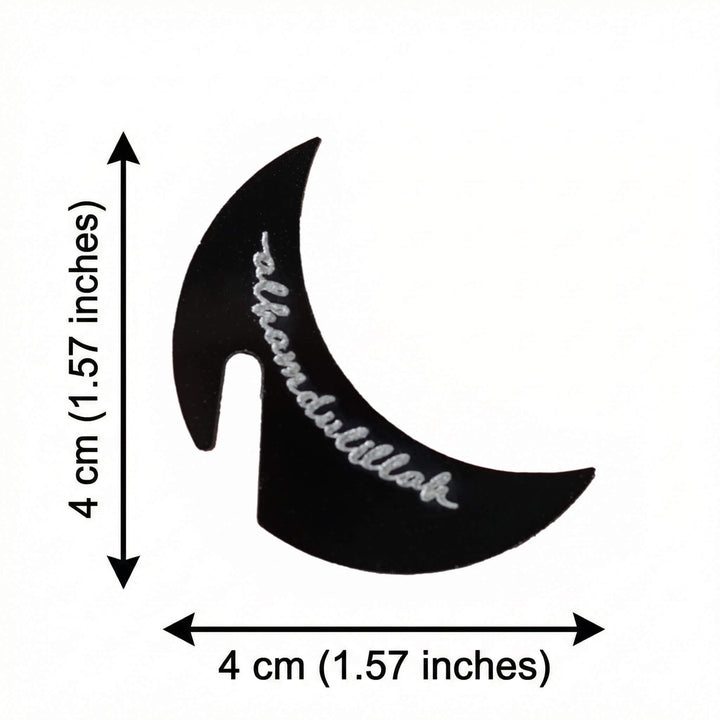 Crescent Moon Acrylic Drink Markers – Islamic Glass Charms