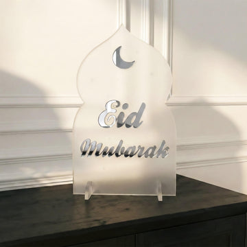 Déco de table cosmique Aïd Moubarak – Support lune et étoiles