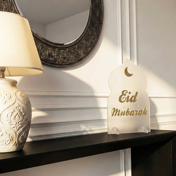 Déco de table cosmique Aïd Moubarak – Support lune et étoiles