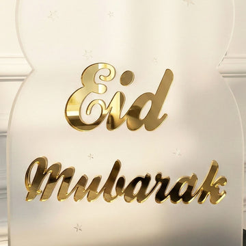 Déco de table cosmique Aïd Moubarak – Support lune et étoiles