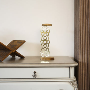 geometric-design-islamic-candle-holder-with-metal-and-wood-islamicwallartstore