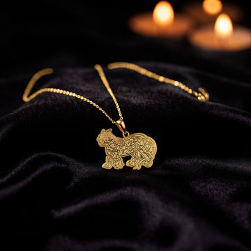 Nade Ali Lion Islamic Necklace - Sterling Silver Pendant